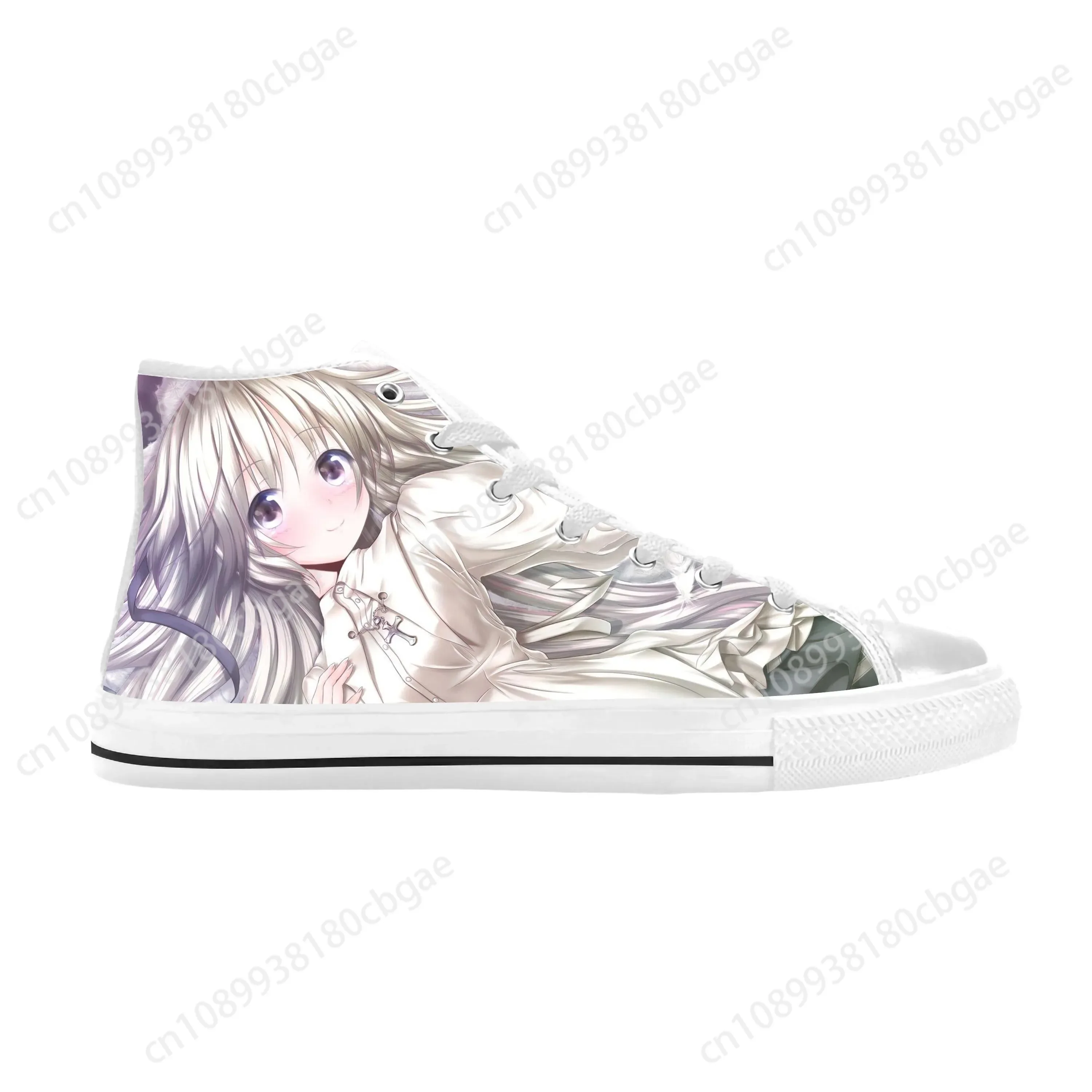 

Japanese Anime Manga Yosuga No Sora Kasugano Sora Casual Cloth Shoes High Top Comfortable Breathable 3D Print Men Women Sneakers