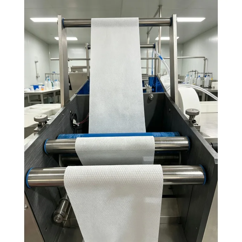 Fully Automatic Wet Wipes Making Machine Wet Tissue Baby Multi Packaging Equipment Wipes Manufacturing Machine