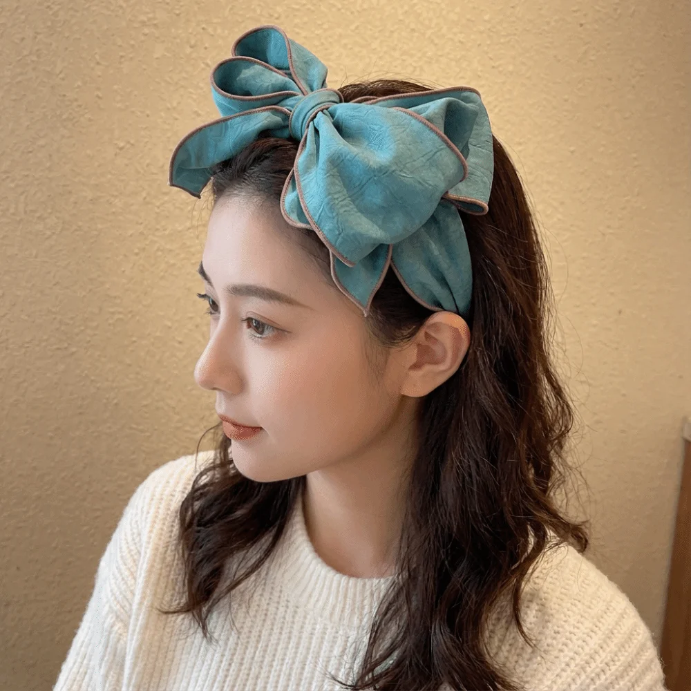 Fashion Multi Layered Bow Knot Hair Hoop Wide Edge Versatile Hairband Sweet Headbands Hair Accessories