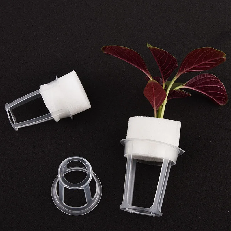 50Pcs Hydroponic Planting Basket Soilless Grow Garden Vegetable Mesh Pots， Planter Multi-Size Hydroponic Nursery Cultivation Cup