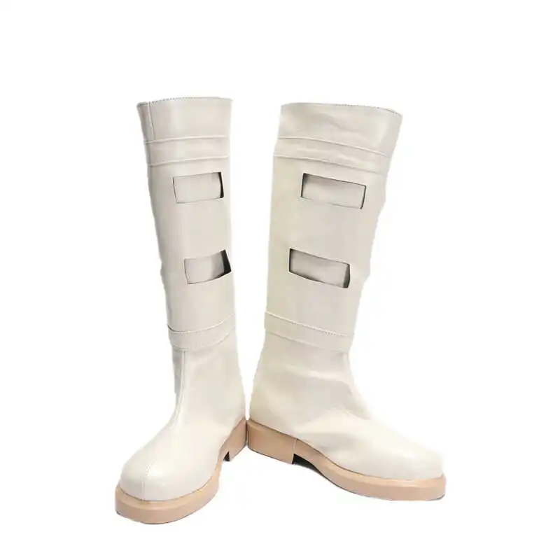 Padme Cosplay Shoes Boots White Role Play Battle Suit Shoes Movie Space Battle Costume Women Roleplay Shoes