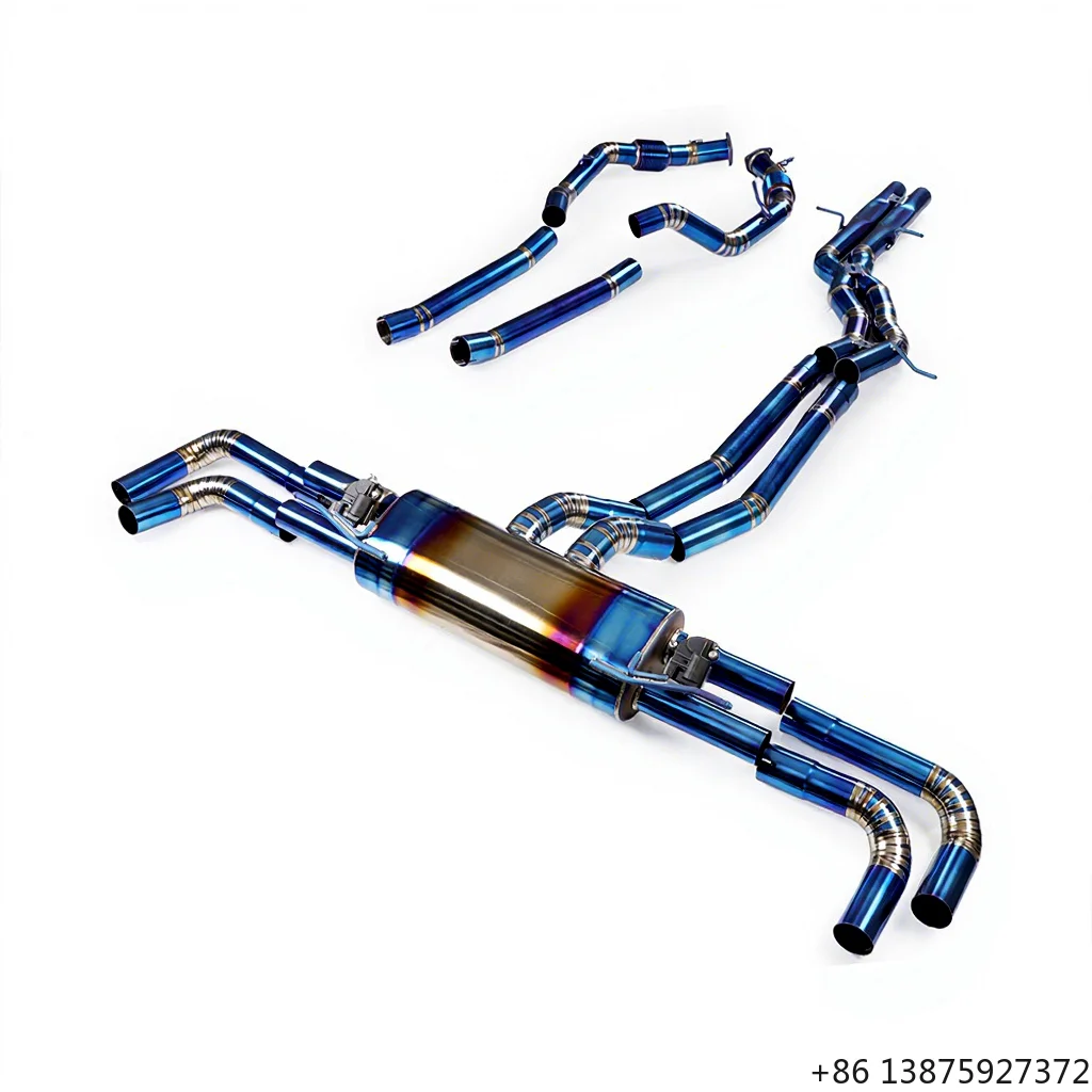 

Полная задняя выхлопная система из титанового сплава, совместимая с Turbo 4.0T 2019-2023