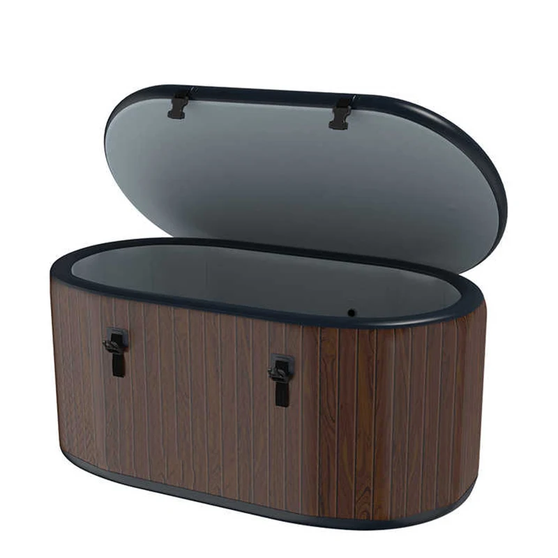 Ultra-sturdy double-wall insulated ice bucket inflatable bathtub