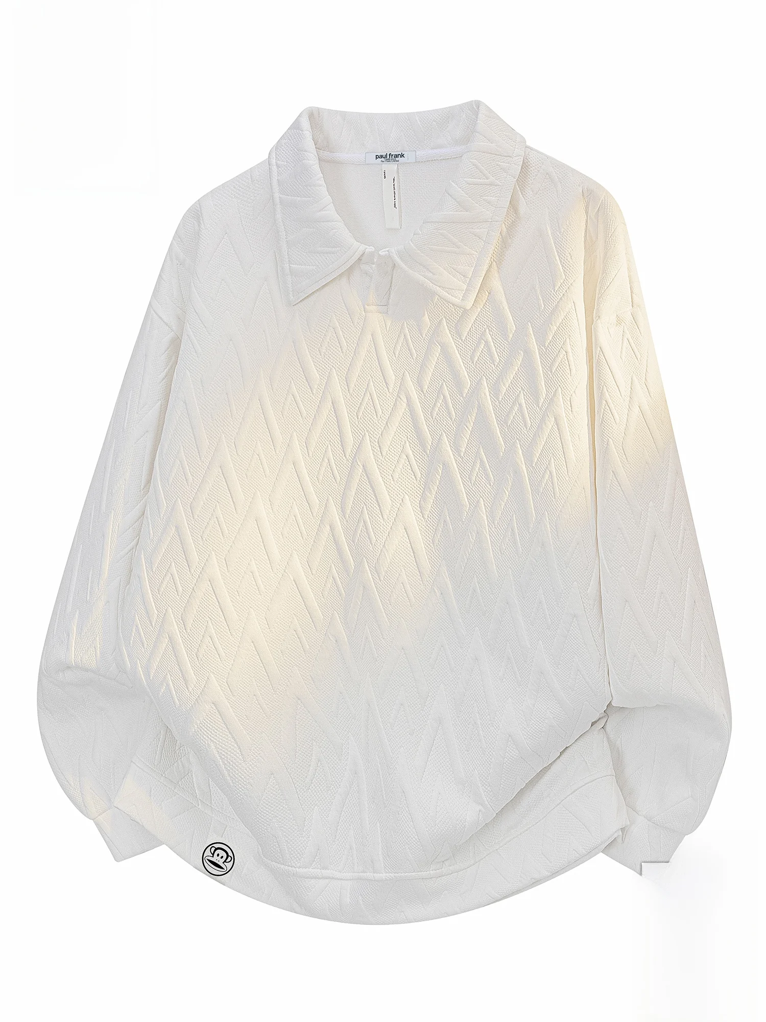 

Свитшот PaulFrank M свободного кроя с круглым вырезом, повседневный, весенний, модный, из полиэфирного волокна, с длинными рукавами и животным принтом