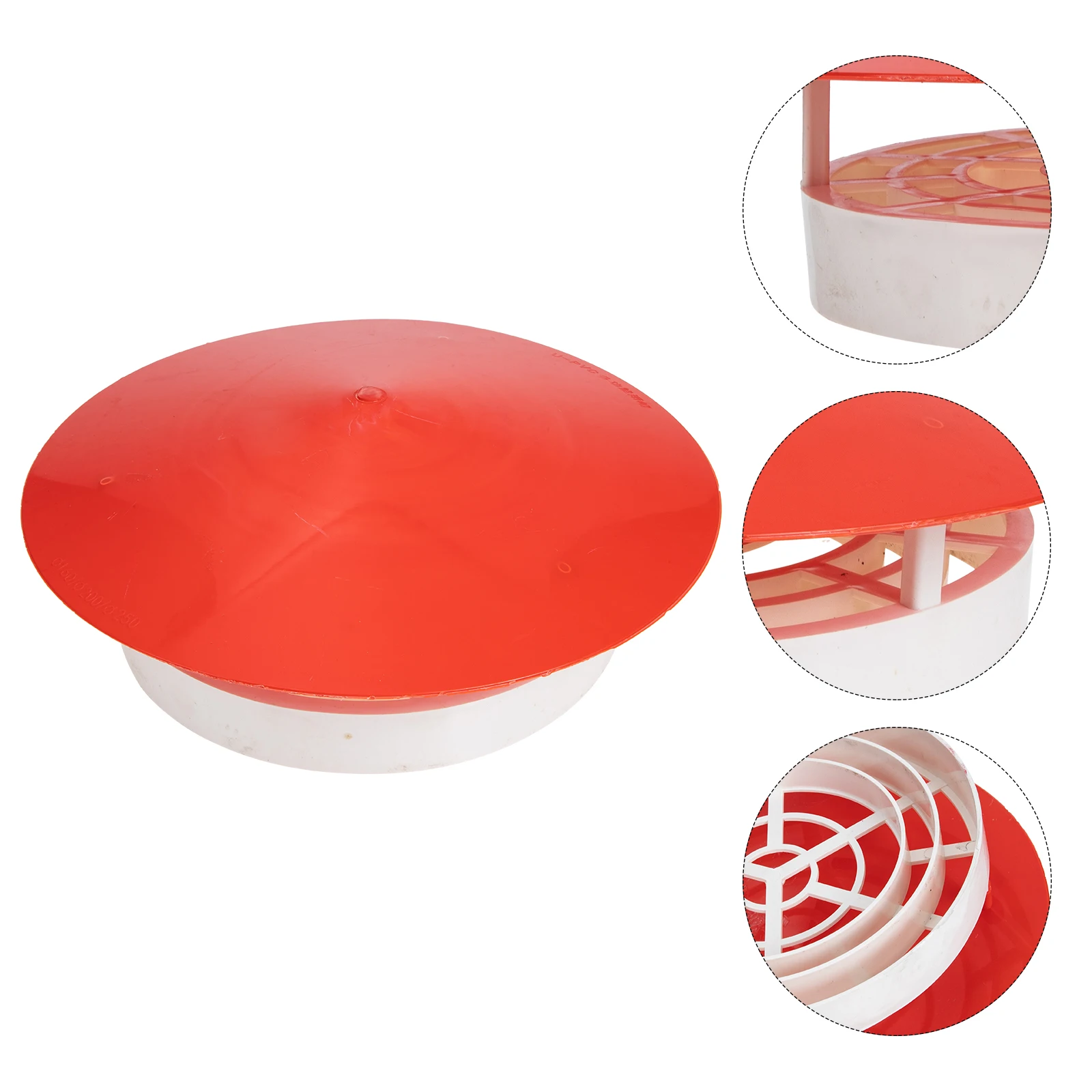 

PVC Chimney Cover Rainproof Snowproof Protector for Garden Home Decor Fireplace Vent Pipe Exhaust Roof Dryer Parts