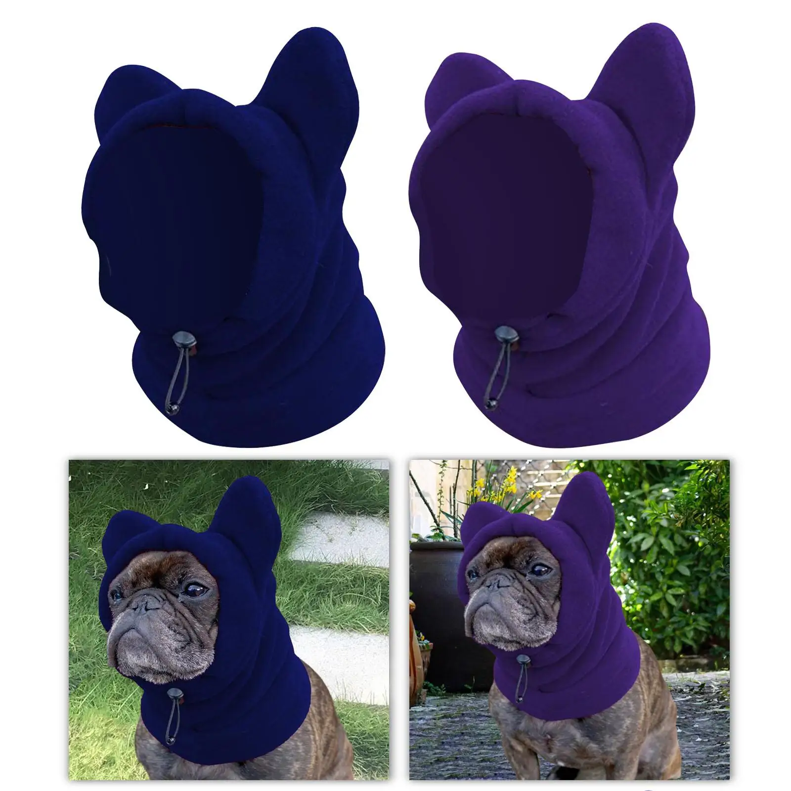 Dog Warm Hat Earmuffs Windproof Walking Fleece Ears Wrap for Small and Medium Dogs Pet Supplies Puppy Small Animals Training