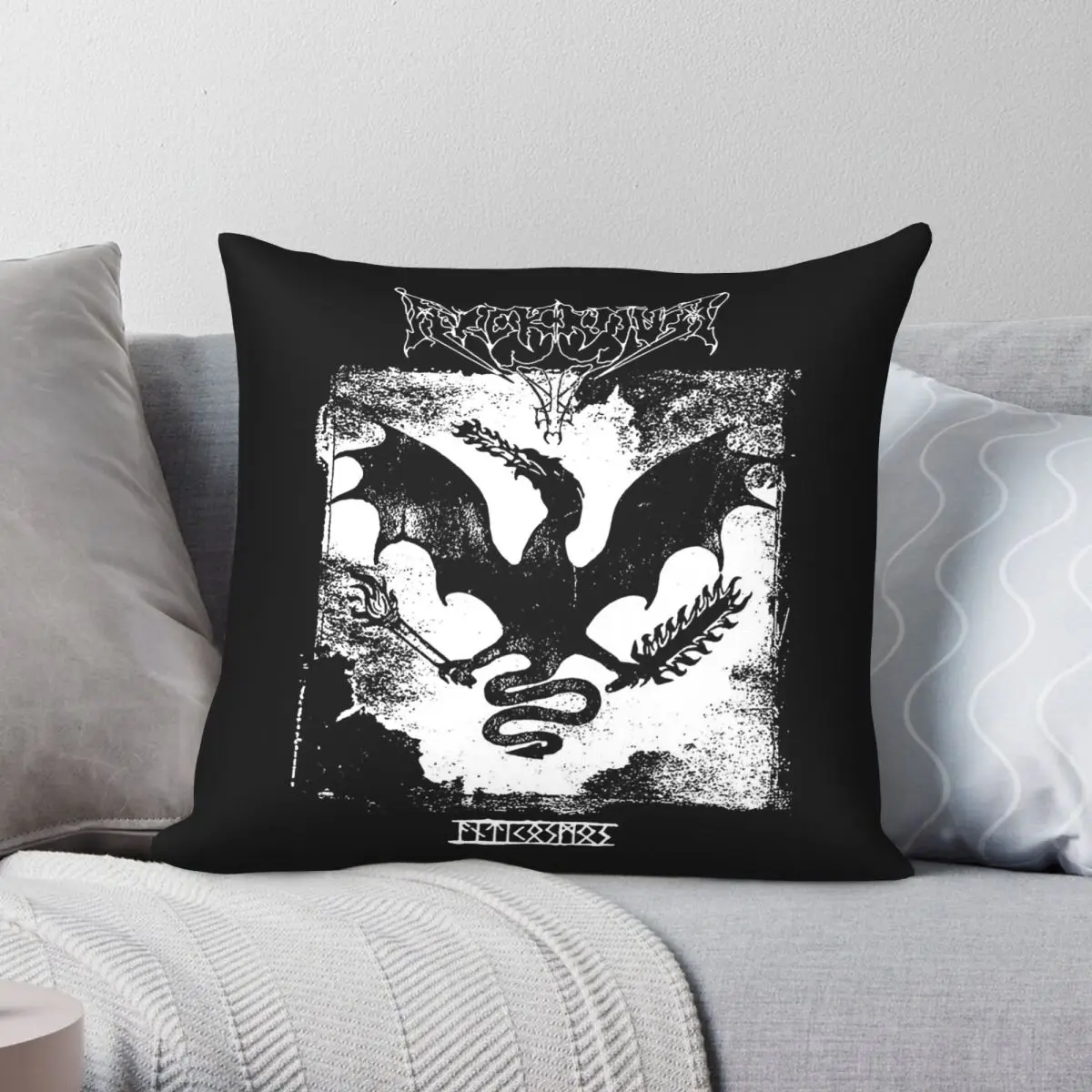 Arckanum Band Antikosmos Album Square Pillowcase Polyester Linen Velvet Pattern Zip Decor Pillow Case Bed Cushion Cover 18