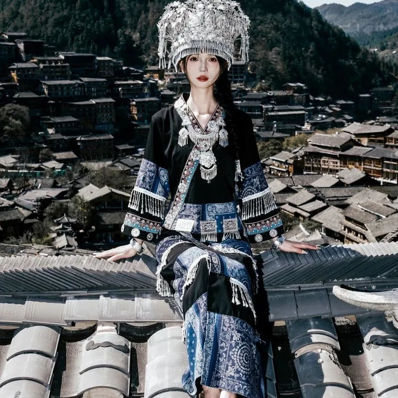 エキゾチックなパフォーマンス衣装、民族風、旅行写真撮影用衣料