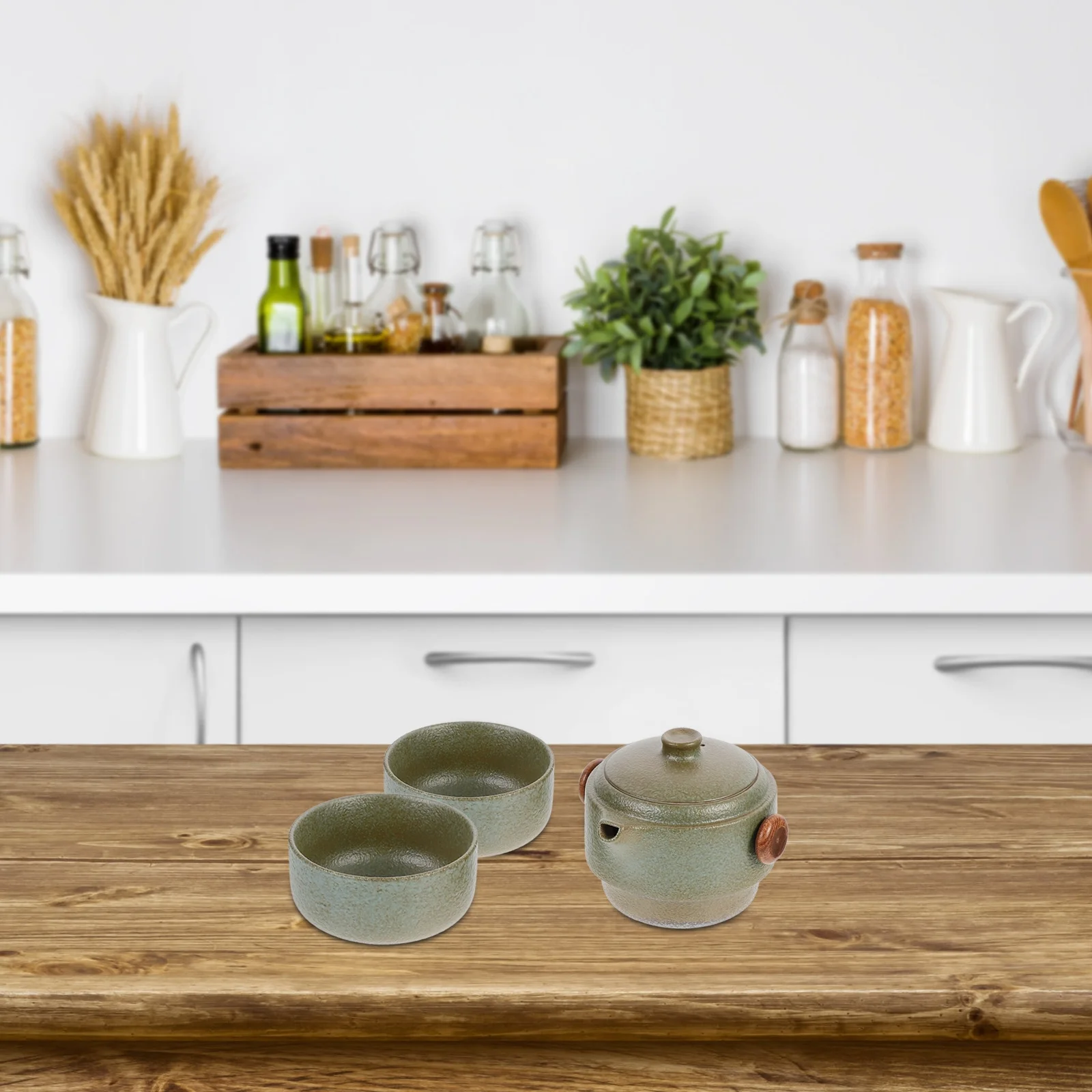 

Kung Fu Tea Set 2 Cups 1 Teapot Portable Travel Ceramic Kit Insulation Antiscald Gift Home Use Kung Fu Tea Set