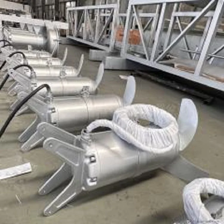 

Small Submersible Mixer, IP68 Rated Underwater Motor, Wastewater Treatment Mixer