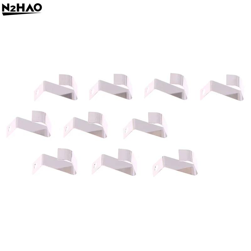 10PCS Silver 5231 SMT Battery Contact For A, AA, CR2, CR123A, 9 Volt Battery Leaf Spring Contact Battery Contact