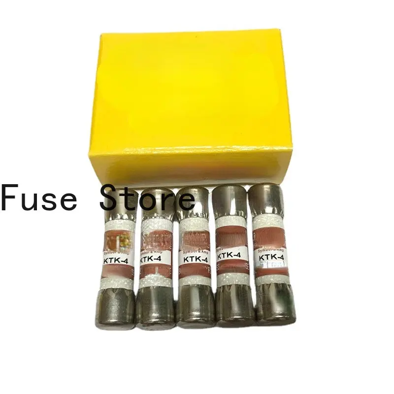 1PCS Imported KTK-4 Ceramic Fuse  Explosion-proof  10*38mm 4A