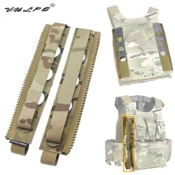 Vulpo 1 paar taktische weste rückwand molle reiß verschluss adapter rucksack anschluss reiß verschluss für fcsk 3,0 weste heckplatte