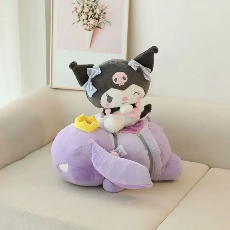 Sanrio Kuromi Plush Doll Cute Plush Soft Stuffed Animals Doll Plushie Pillow Children's Toys Gifts Girl Gift