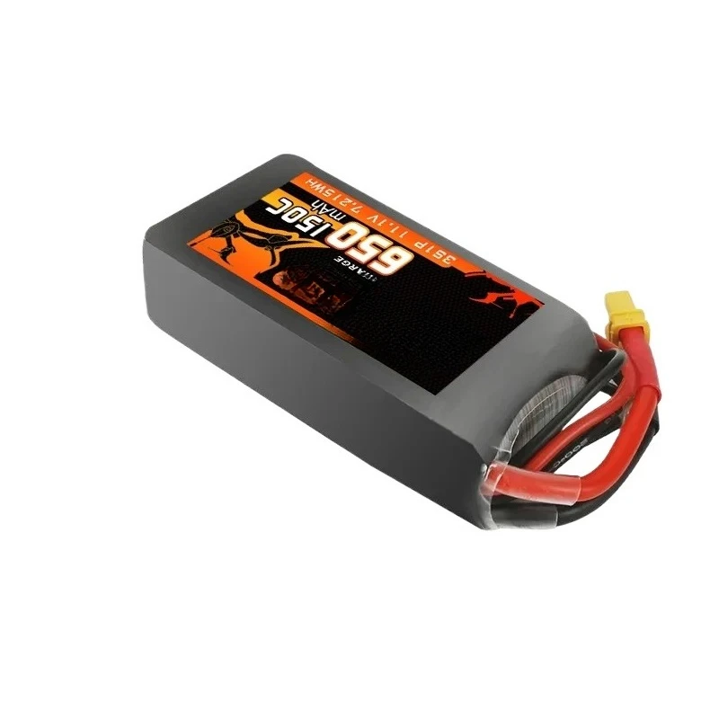 For 650mAh 3S 11.1V  Lipo Battery with XT30 Plug for RC Helicopter Quadcopter FPV Racing Drone Parts