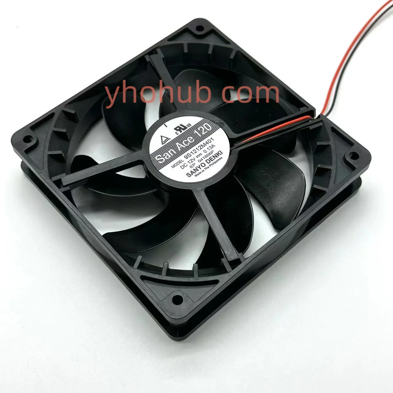 

SANYO DENKI 9S1212M401 DC 12 В 0,13 А 120x120x25 мм 2-проводной охлаждающий вентилятор для сервера