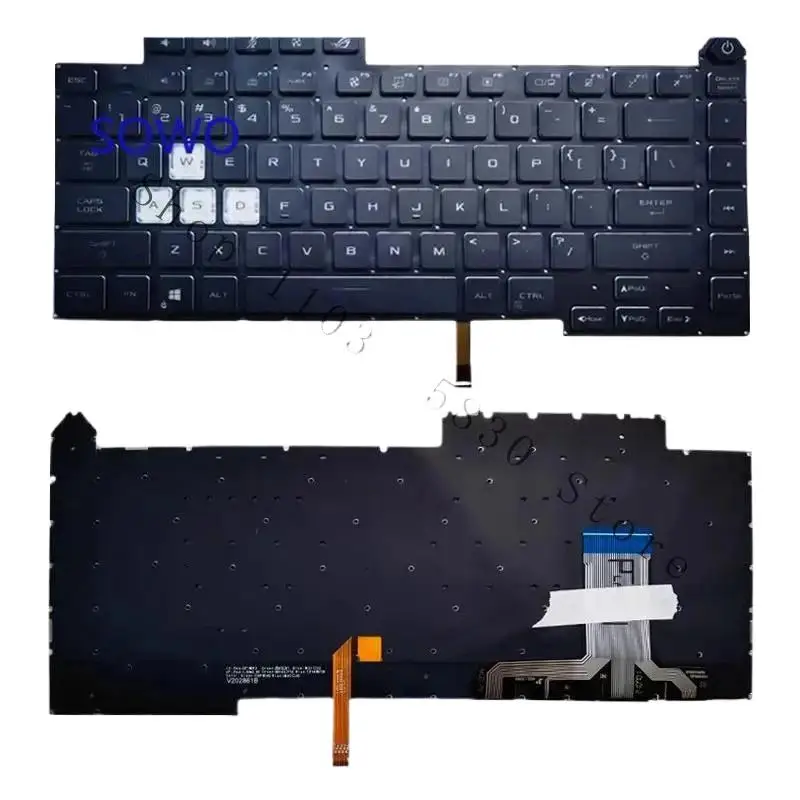 

WYORESY Новая клавиатура с подсветкой для ASUS ROG 2021 G513Q G533 G513QY 5R @