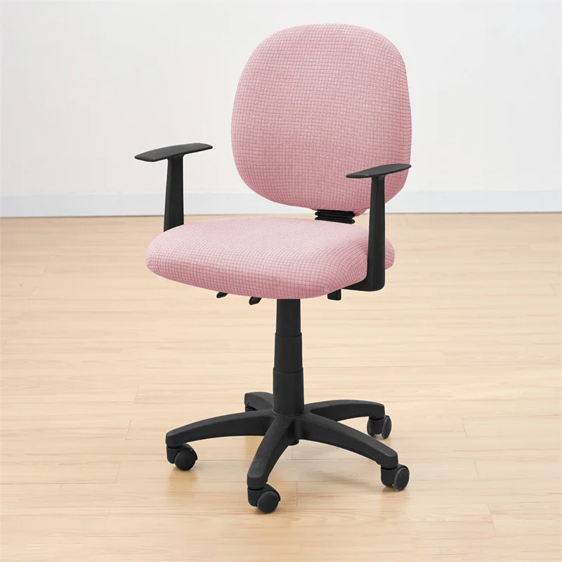 2 teile/satz Wasser Abweisend Büro Stuhl Abdeckung Polar Fleece Stretch Computer Stuhl Schonbezüge Rotierenden Gaming Sitz Abdeckung Schutz – Detail 20