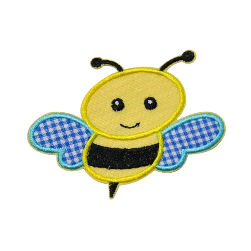 Cartoon Insects Embroidery Appliques Snail Bees Iron on Patch for Swaddling Clothes DIY Cute Baby Ladybug Thermoadhesive Sticker