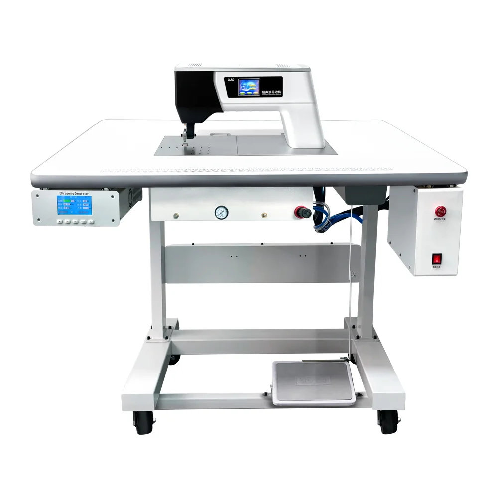 Ultrasonic Lace Machine Embossing Machine Ultrasound Wireless Protect Fabric Cloth Sewing Machine