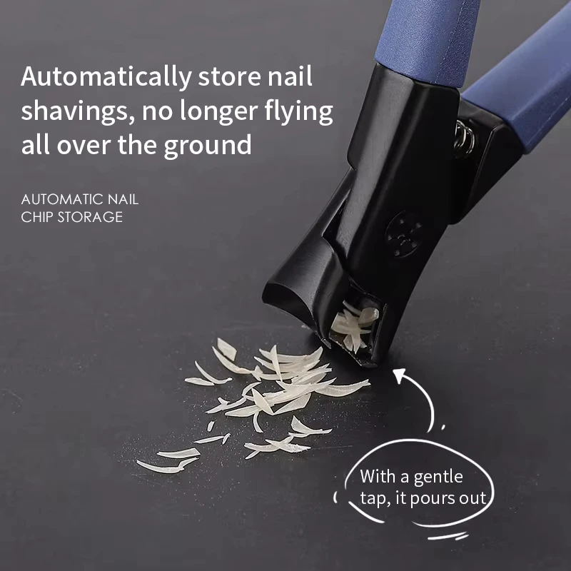 2023 Newest Anti-Splash Nail Clippers Single Nail Clipper Thick Hard Special Nail Trimmer Large Size Household Thick Nails