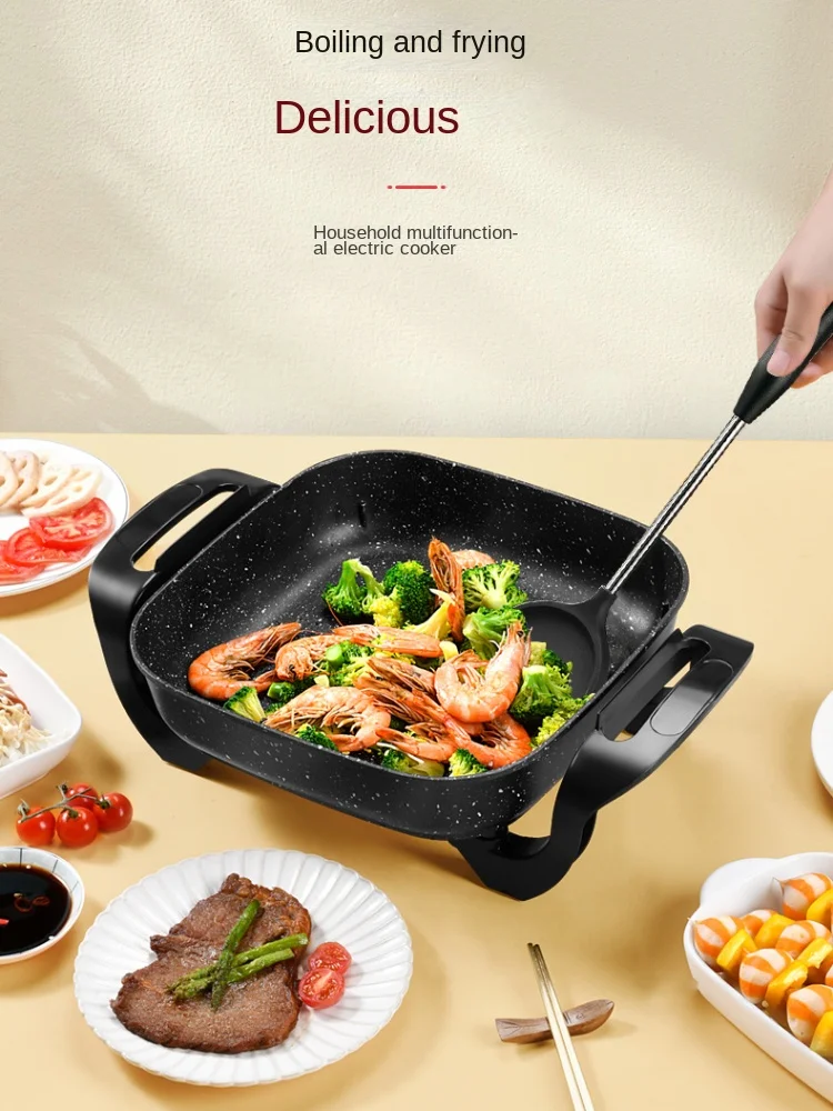 4l Electric Frying Pan Multifunctional Household Electric Heating Pan чайник электрический