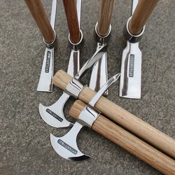 Stainless Steel Pickaxe Outdoor Pickaxe Pure Steel High Hardness Tree Root Digging Lamb Pickaxe Portable Ice Pickaxe Pickaxe