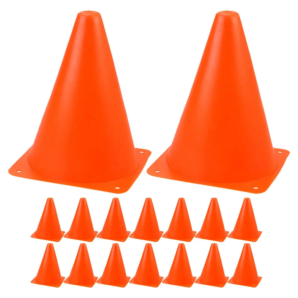 

Windproof Traffic Cones Basketball Skate Soccer Obstacle Sports Marker Training Prop Agility Plastic