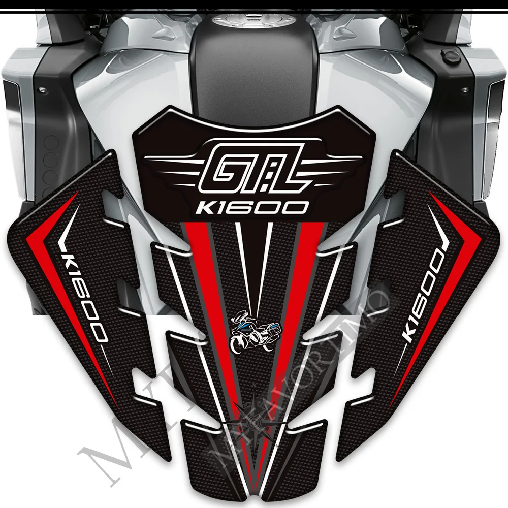 Sepeda motor untuk BMW k1600gll K1600 K 1600 TTL tangki bantalan stiker perlindungan lutut 2015 2016 2017 2018 2019 2020