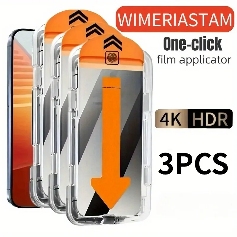 

3Pcs Privacy Screen Protector Suitable for iPhone 17 16 Pro Max Tempered Glass For IPhone 15 14 Pro Max 13 12 Mini 11 Pro XR XS