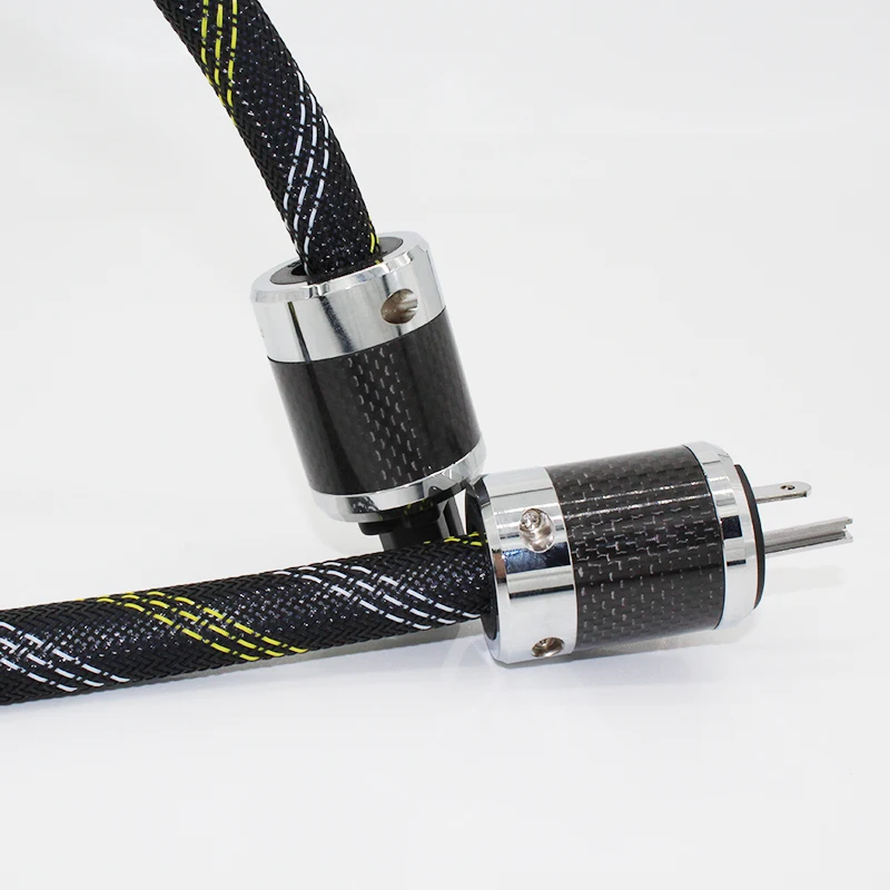 FP-3TS20 Occ Koper Ac Power Kabel Ons Versie Hifi Stroomkabel Met Carbon Fiber Connector Plug