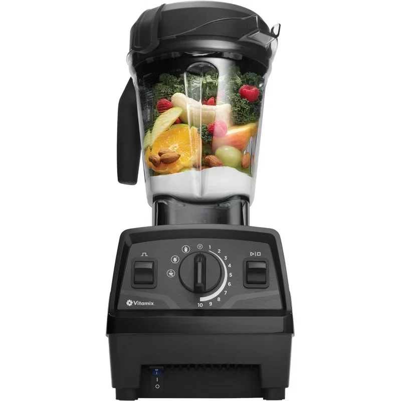 QWAVitamixS Explorian Blender with Programs,Professional-Grade,64 oz. Low-Profile Container,Black (Renewed Premium)