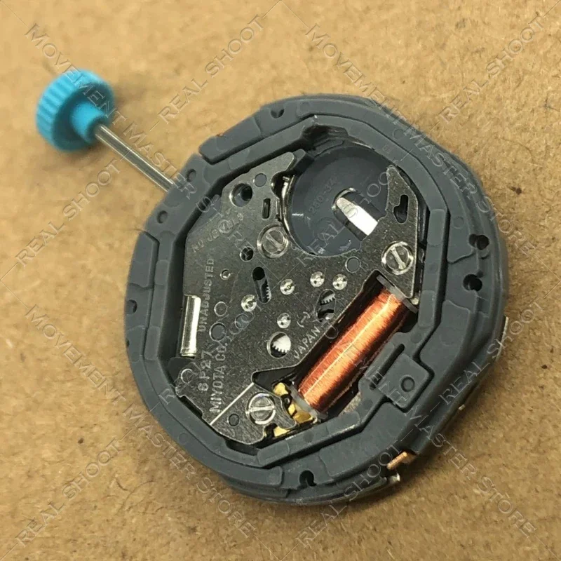 일본 미요타 6p27 쿼츠 무브먼트 6/9/12 스몰 세컨즈 워치 무브먼트 액세서리, 신제품 및 오리지널