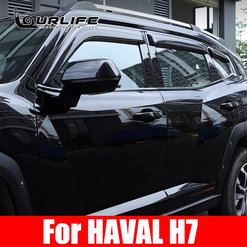 

For HAVAL H7 Window Visor Awnings Shelters Vent Shades Sun Rain Deflector Guard