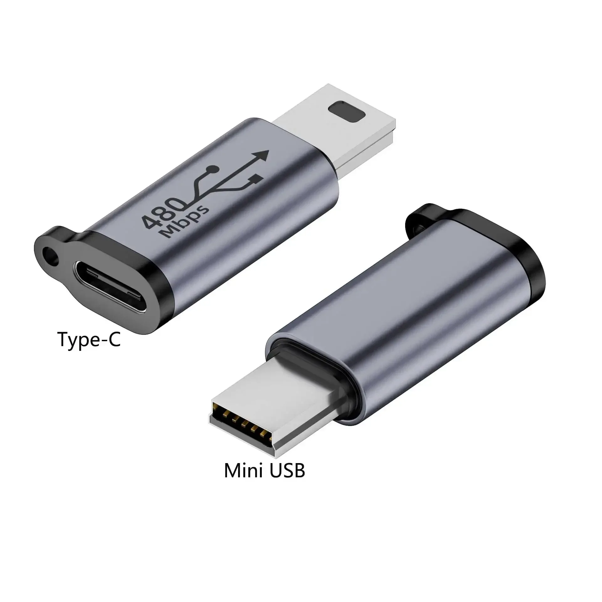 Type C Female naar Mini USB/Type C Female naar Micro USB/Micro USB Female naar Type C/Micro USB Female naar Mini USB Connector Adapter