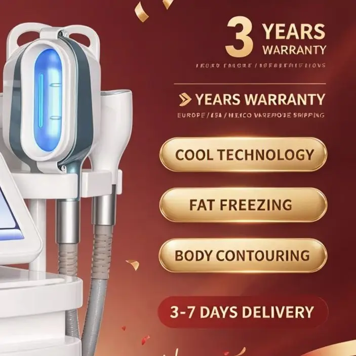 Body Shaping Cryolipolysis Machine 360 Surround Cooling Fat Reduction Lymphatic Drainage Skin Tightening Spa Device