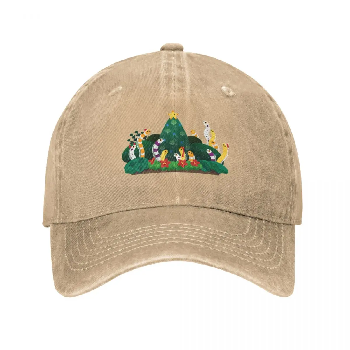 Christmas garden eel Baseball Cap New In The Hat summer hat Golf Wear Streetwear Women's Men's