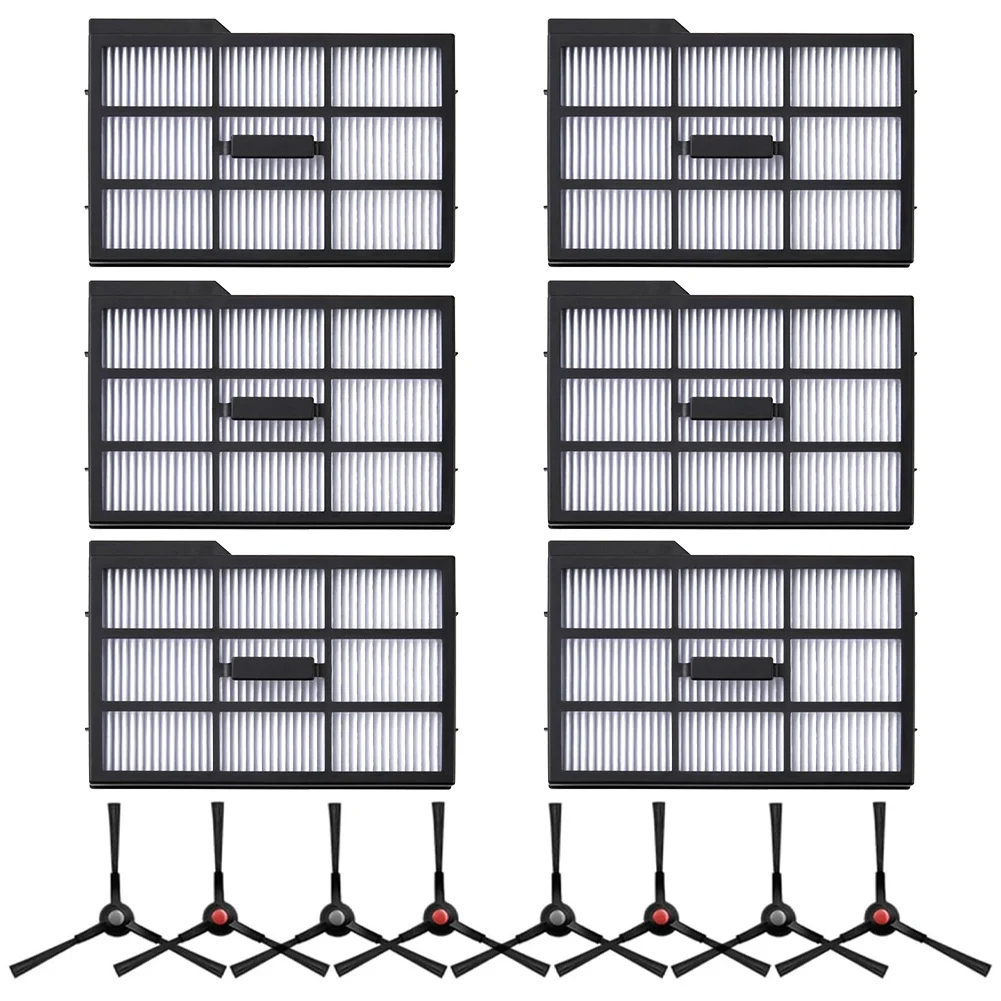 

8pcs Side Brushes With 6pcs Filter For Eufy E25 For Omni / E28 For Omni Robot Vacuum Cleaner Household Cleaning Tools Kit