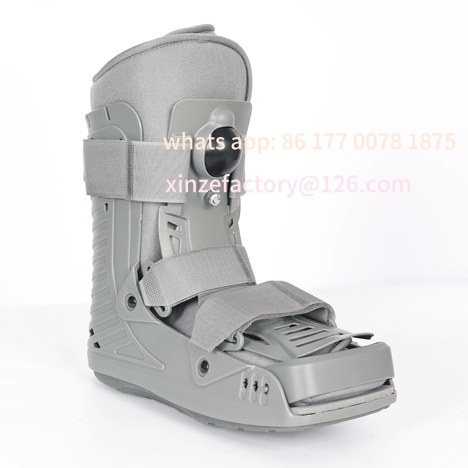 Customizable Short Air Walker Ankle Fracture Boot - Orthopedic Walking Boot for Sprained Ankle  for Broken Foot