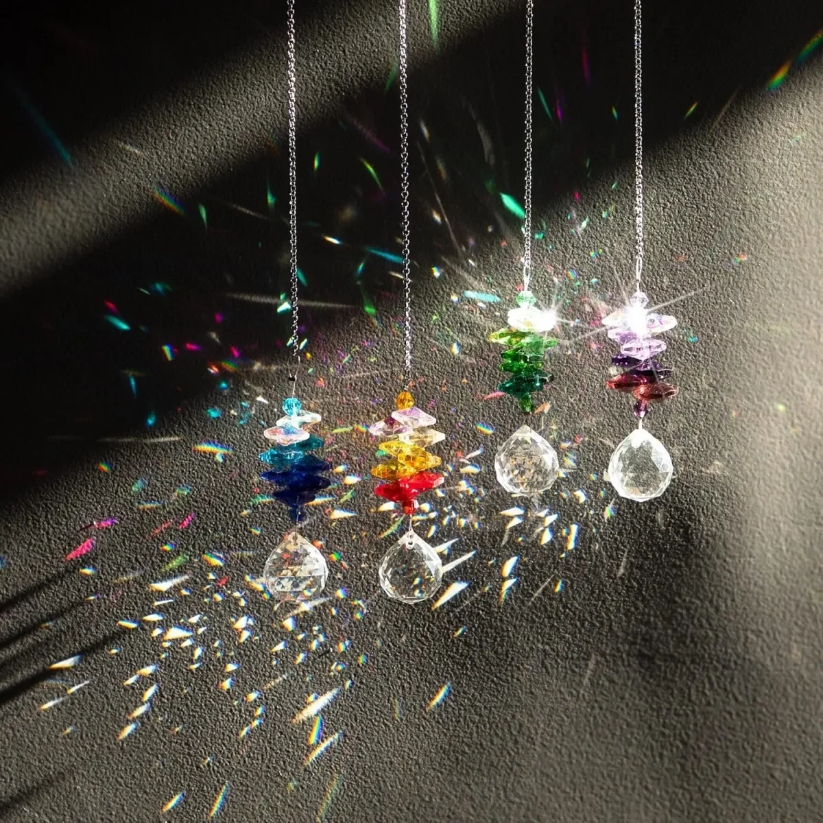 Crystal Prism Suncatcher 3cm Faceted Ball Chandelier Part Rainbow Maker Window Hanging Ornament Home Garden Wedding Decor Crafts