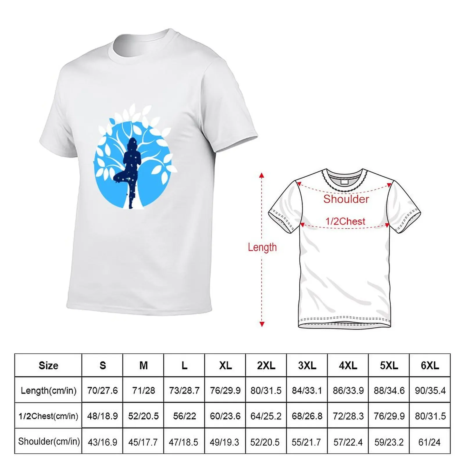 Adriene Yoga Focus T-Shirt Big Size Crew Neck T-Shirt
