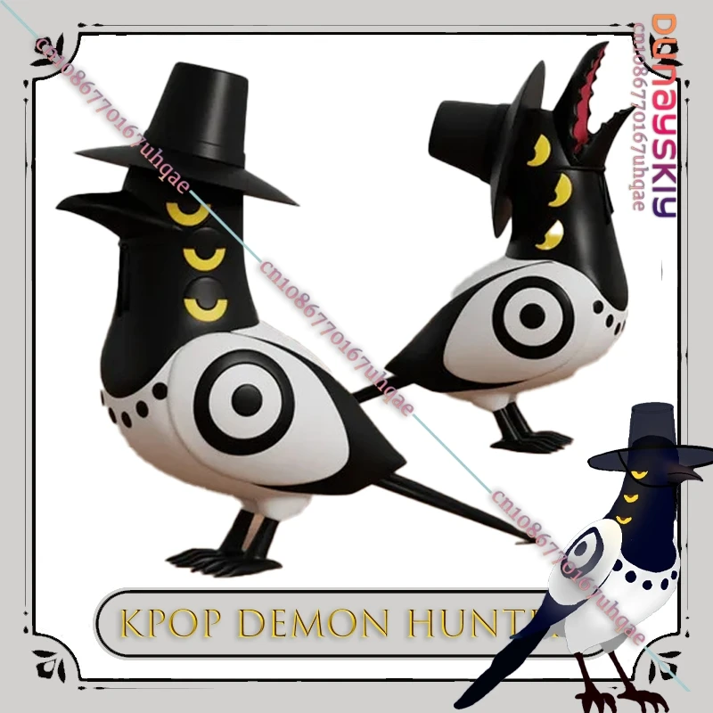 {SAIKOU}BKPop Dem on Hunters Sussie Magpie تمثال الغراب القطيفة تحصيل KPOP فتاة مجموعة الخيال الحيوان ديكور لمحبي تأثيري