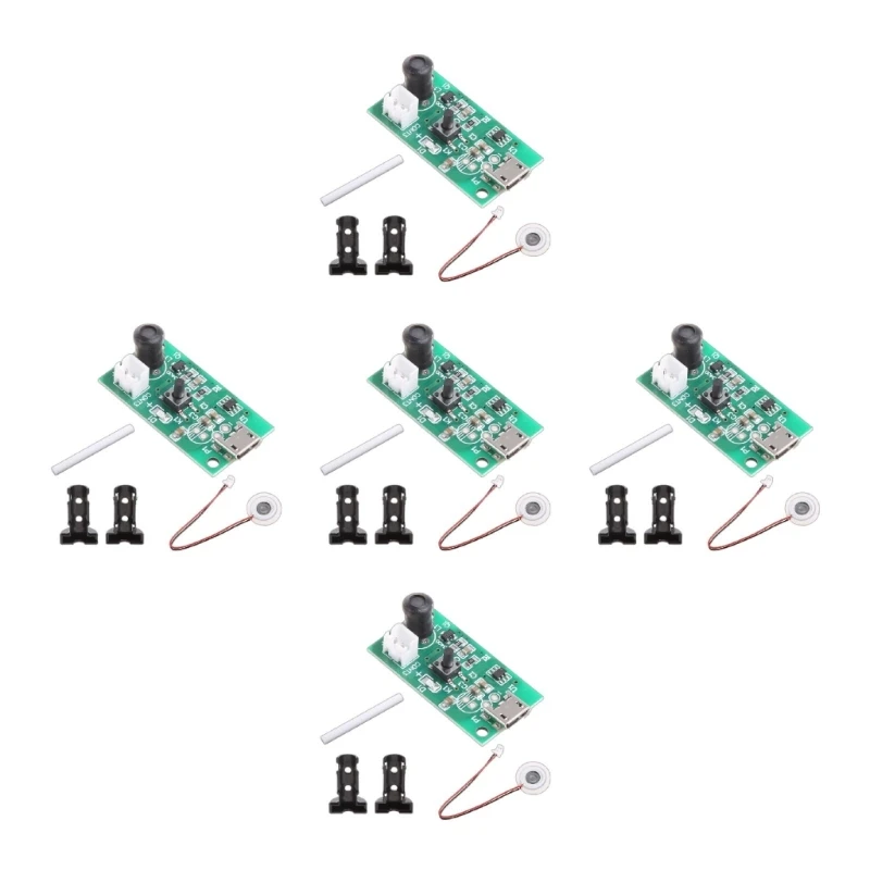البخاخة طوق من المطاط و PCB مبيد الانحلال القرص DIY بها بنفسك صانع الضباب وحدة البخاخة الملحقات انخفاض فقدان عازل