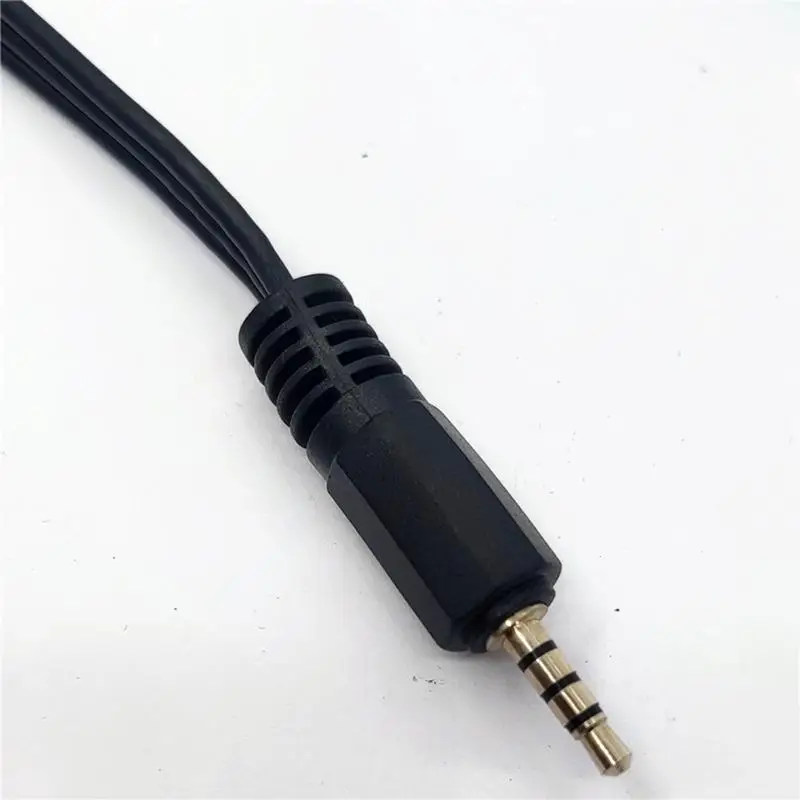 Adaptador fêmea cabo de áudio e vídeo simples design claro cabo adaptador de vídeo macio conector fêmea cabo de áudio e vídeo áudio puro