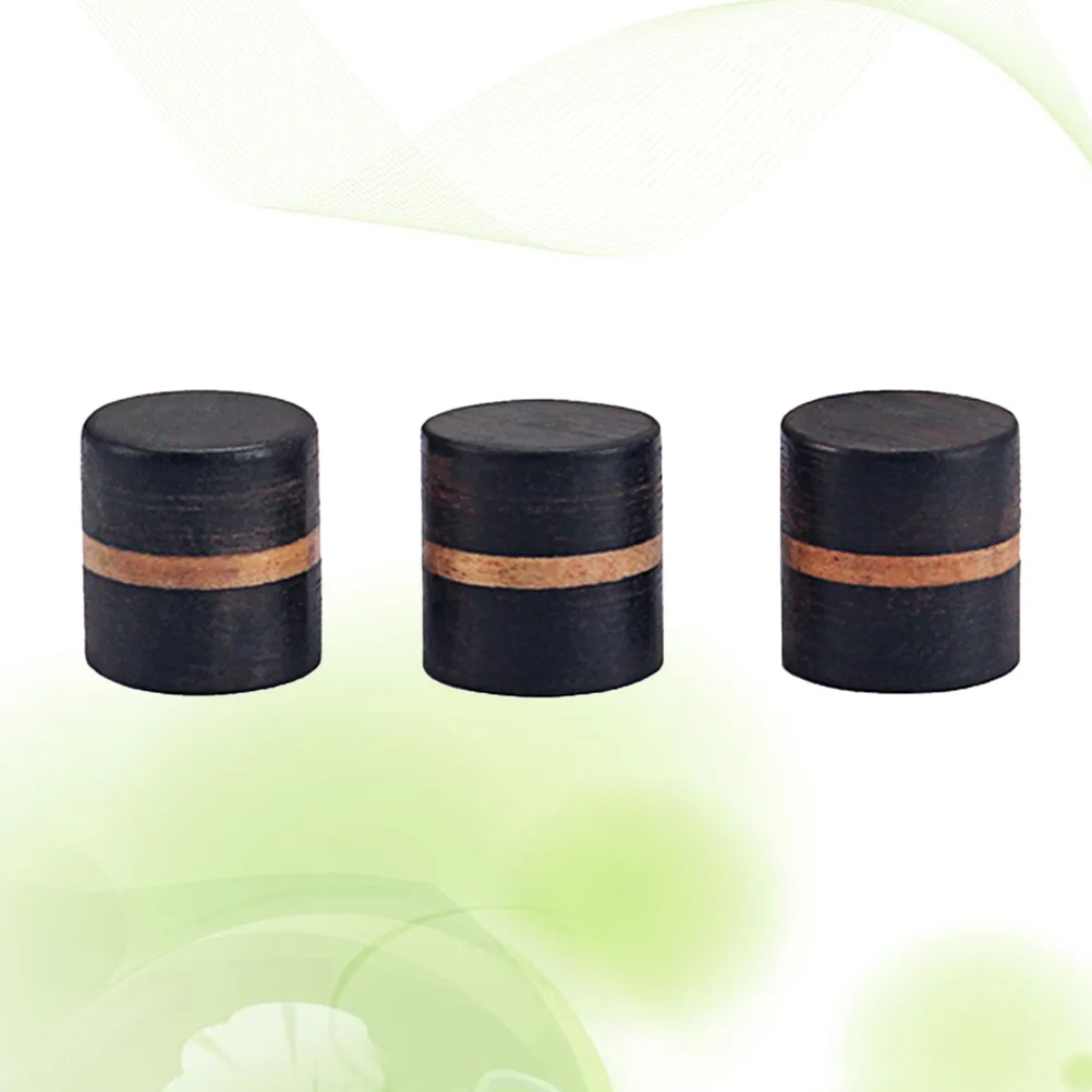 

3 Pcs Amp Effect Pedal Redwood Knob Knobs Control Amplifier for Guitar Rosewood