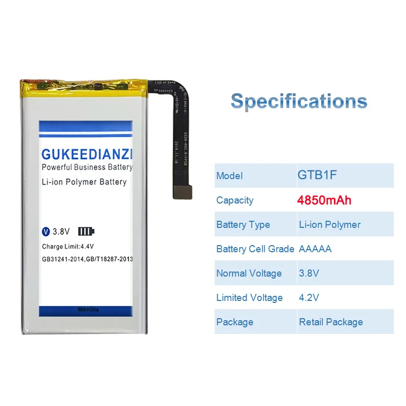 GTB1F Mobile Phone Battery For HTC For Google Pixel 5 4850mAh High Capacity