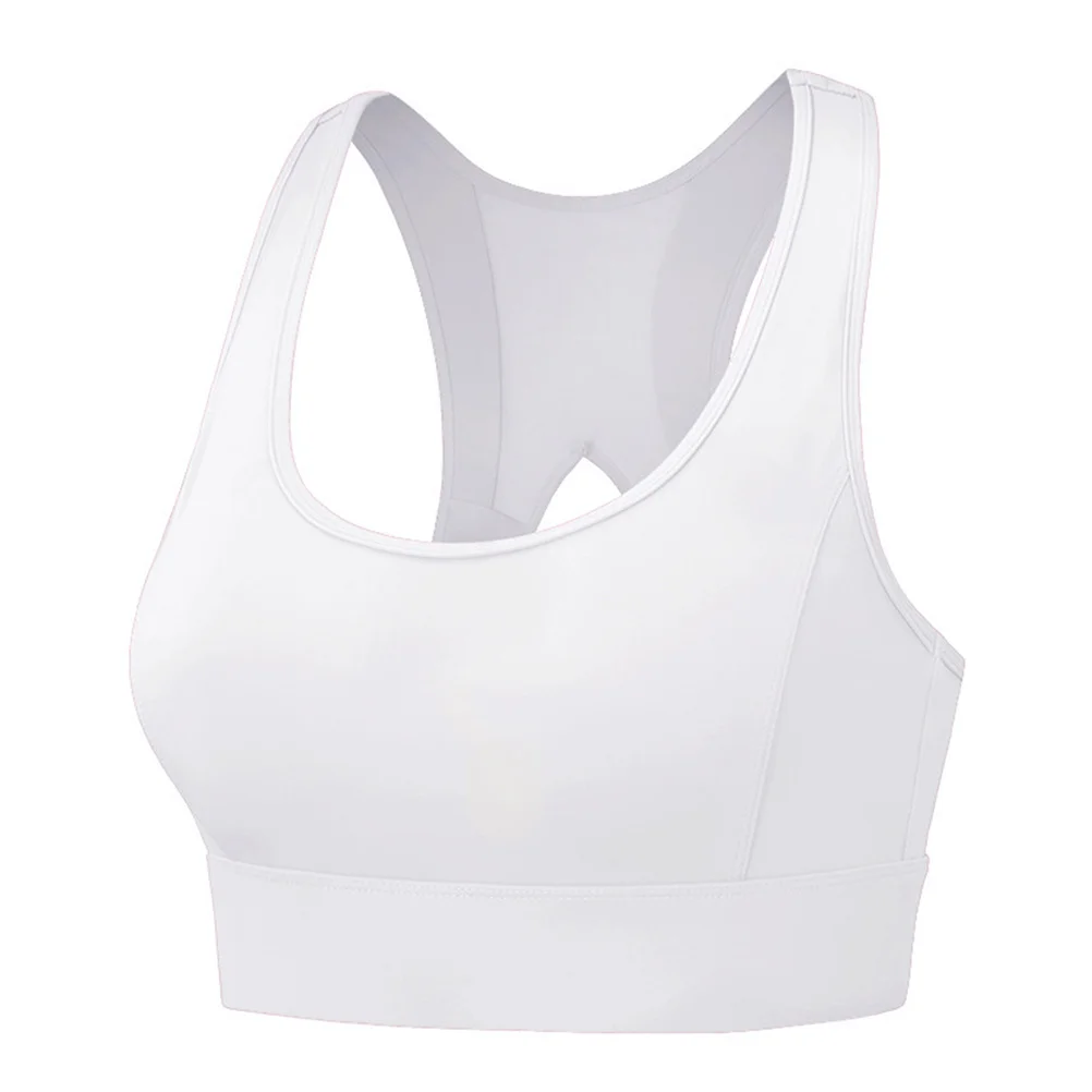 

Breathable Wirefree Sports Bra Soft Nylon Running Yoga Underwear for Women Fitness Workout Support Sports Tank Tops Vest