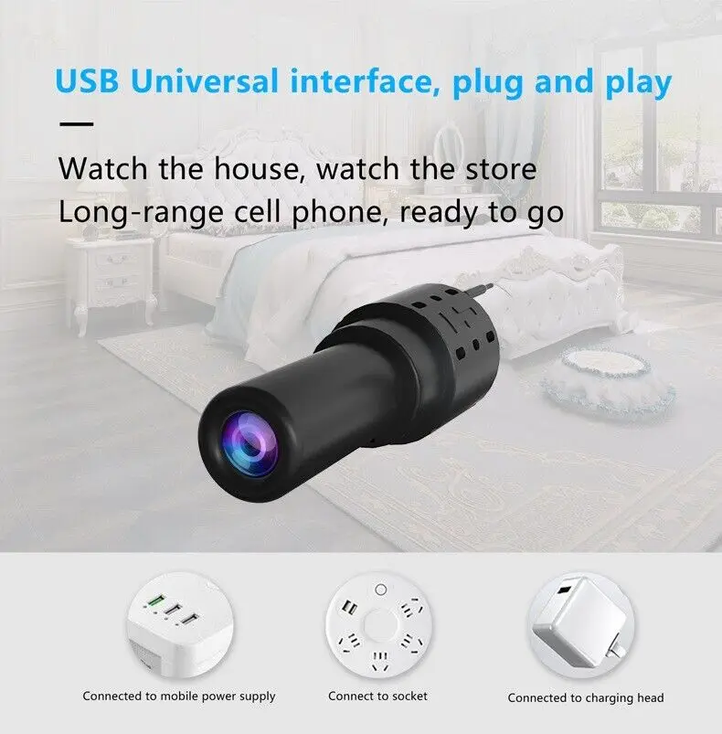 New Mini Camera WiFi HD 1080P Hidden IP Night Vision Camcorder Home Security Cam