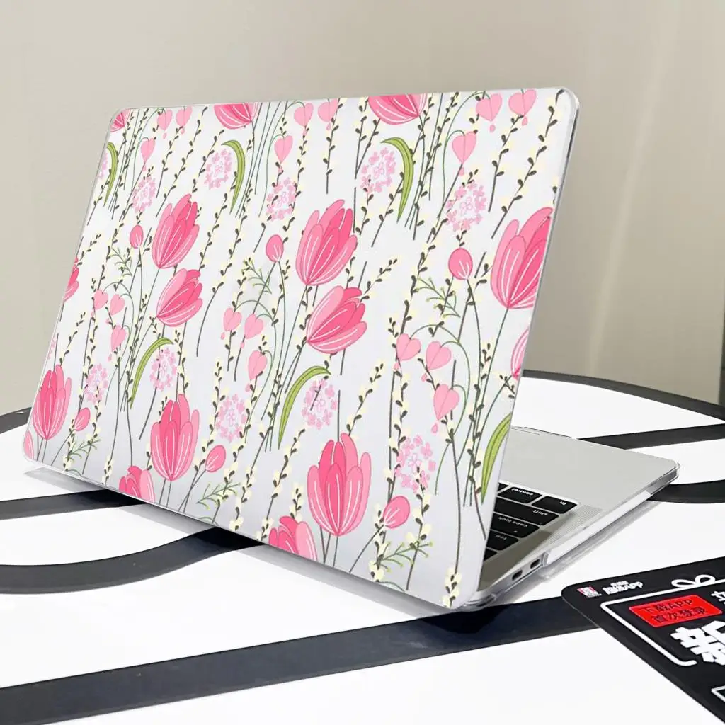 Laptop Case For Macbook M1 M2 Air 13 15 2023 Pro 14.2 16.2 inchA2681A2179A2337A2338A2442A2289 Touch bar/ID Tree flower cover