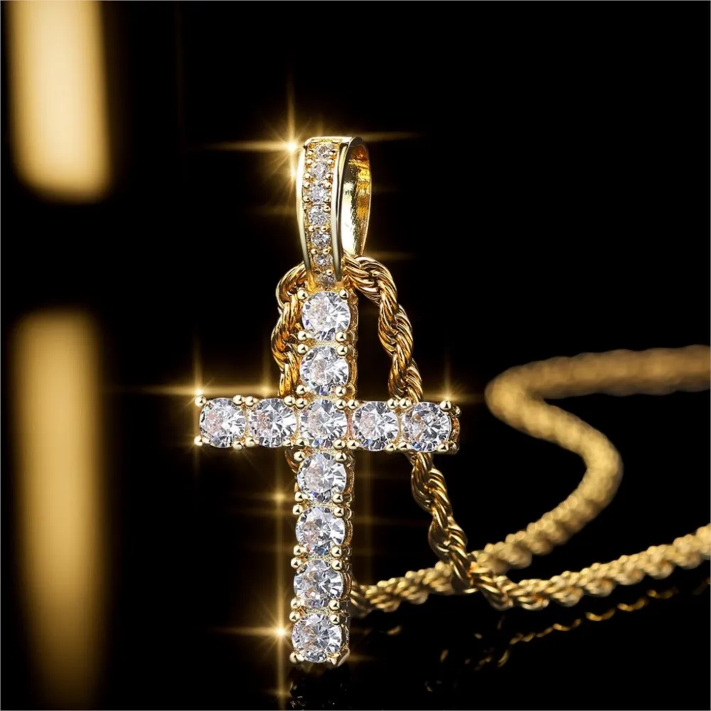 Cross Iced Out Pend… - image